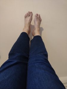 Elevated legs for Lymphatic Drainage